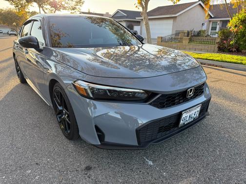 Gray 2025 Honda Civic Sport