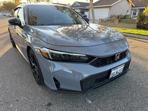 Gray 2025 Honda Civic Sport