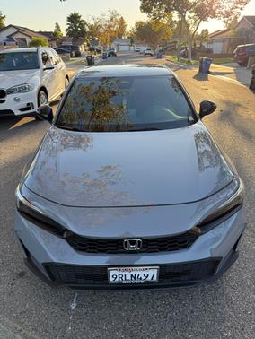 Gray 2025 Honda Civic Sport