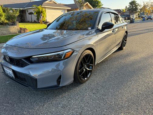 Gray 2025 Honda Civic Sport