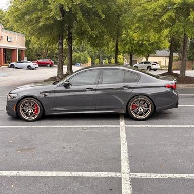 Gray 2022 BMW M5 CS