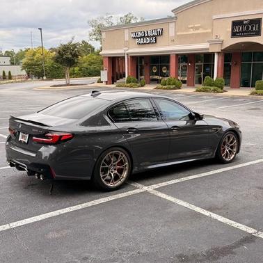 Gray 2022 BMW M5 CS