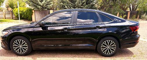 Black 2019 Volkswagen Jetta 1.4T R-Line