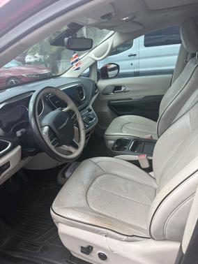 Red 2017 Chrysler Pacifica Hybrid Platinum
