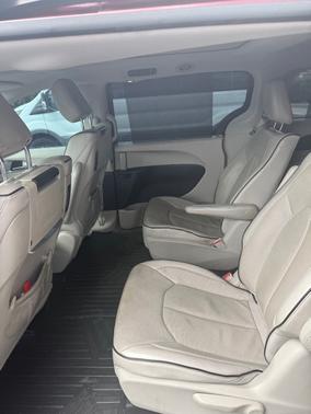 Red 2017 Chrysler Pacifica Hybrid Platinum