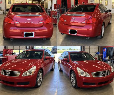 Red 2008 INFINITI G35 x