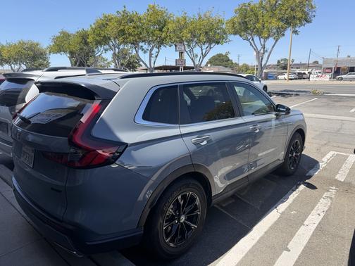 Gray 2025 Honda CR-V Hybrid Sport