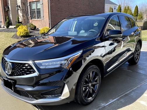 Black 2019 Acura RDX Advance Package