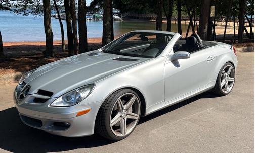 Silver 2007 Mercedes-Benz SLK-Class SLK350 Roadster