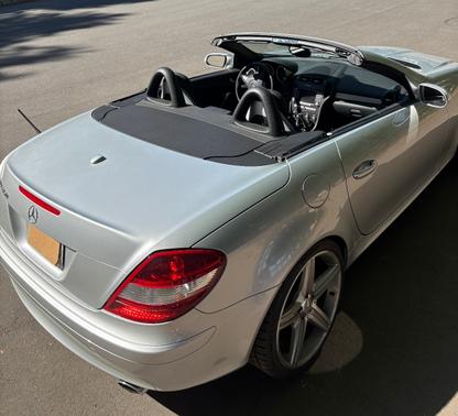 Silver 2007 Mercedes-Benz SLK-Class SLK350 Roadster