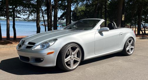 Silver 2007 Mercedes-Benz SLK-Class SLK350 Roadster