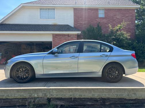 Blue 2014 BMW 328 i