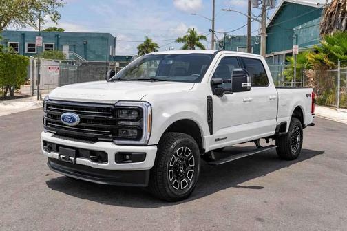 White 2025 Ford F-250 Platinum