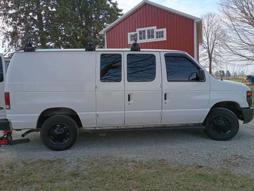 White 2011 Ford E150 Work Van