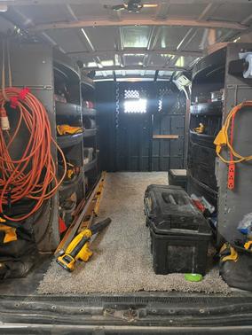 White 2011 Ford E150 Work Van