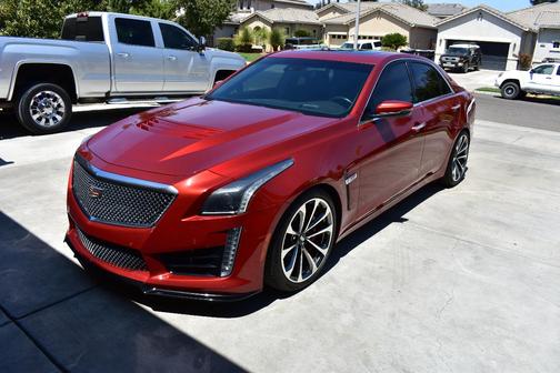 Red 2016 Cadillac CTS-V Base