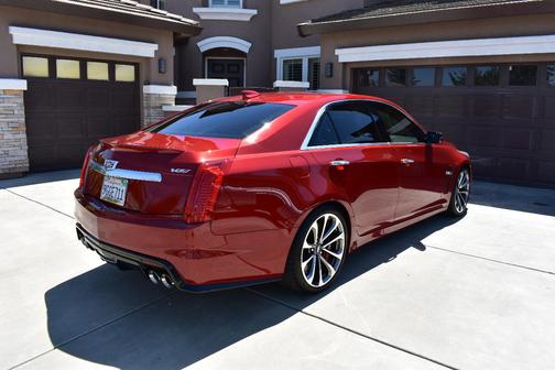 Red 2016 Cadillac CTS-V Base