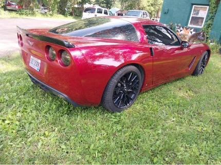 Red 2009 Chevrolet Corvette Base