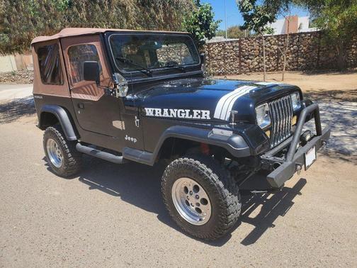 Black 1992 Jeep Wrangler 4WD