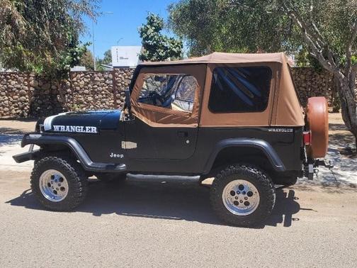 Black 1992 Jeep Wrangler 4WD