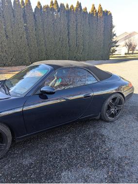 Blue 1999 Porsche 911 911 Carrera 4 Cabriolet