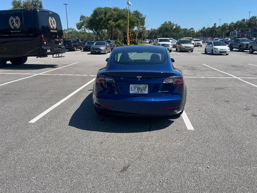 Blue 2021 Tesla Model 3 Long Range