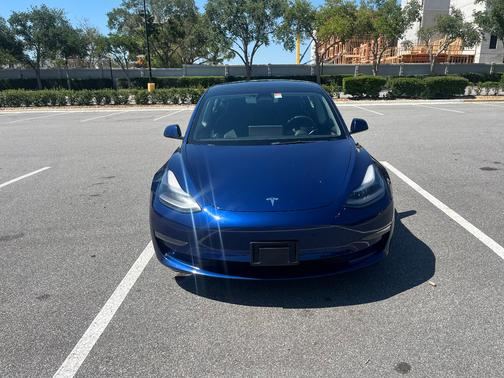 Blue 2021 Tesla Model 3 Long Range
