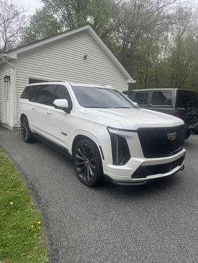 White 2025 Cadillac Escalade ESV V-Series
