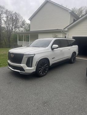 White 2025 Cadillac Escalade ESV V-Series