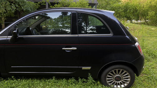 Black 2013 FIAT 500 Lounge