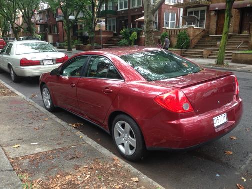 Red 2009 Pontiac G6 Base