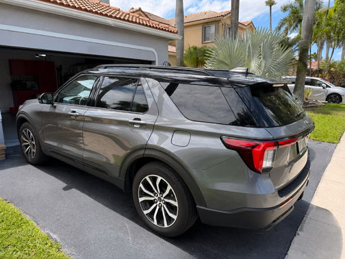 Gray 2025 Ford Explorer ST-Line RWD