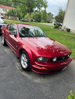 Red 2007 Ford Mustang GT