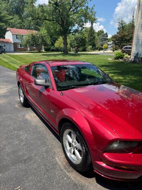Red 2007 Ford Mustang GT