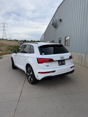 White 2023 Audi Q5 45 S line Premium Plus