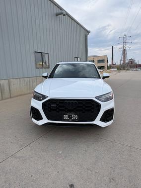 White 2023 Audi Q5 45 S line Premium Plus