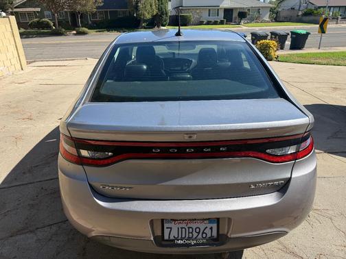 Silver 2015 Dodge Dart Limited