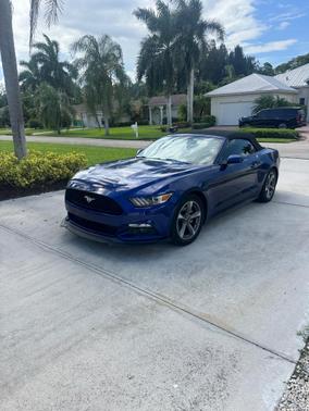 Blue 2016 Ford Mustang V6