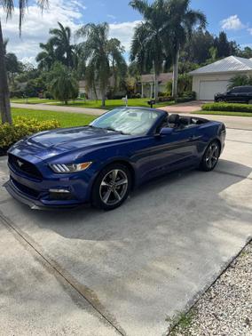 Blue 2016 Ford Mustang V6