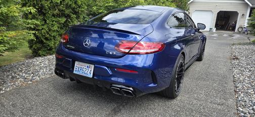 Blue 2019 Mercedes-Benz AMG C 63 Base