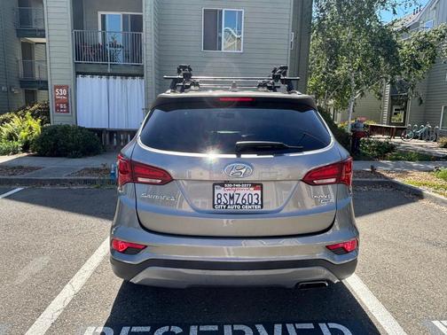 Gray 2017 Hyundai Santa Fe Sport 2.4L