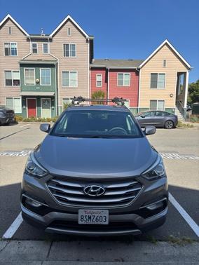 Gray 2017 Hyundai Santa Fe Sport 2.4L