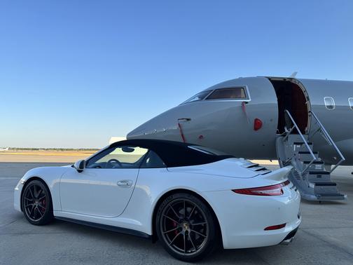 White 2014 Porsche 911 911 Carrera 4S Cabriolet