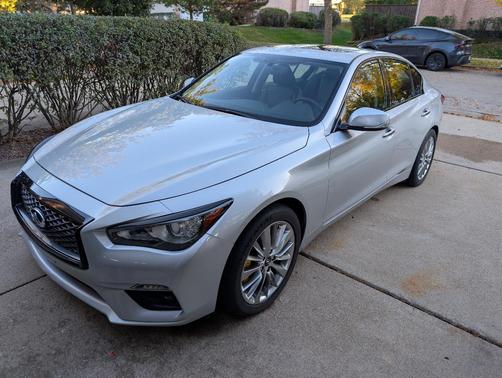 Silver 2019 INFINITI Q50 3.0t LUXE