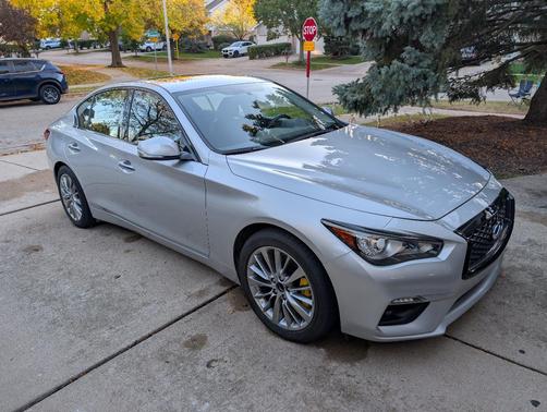 Silver 2019 INFINITI Q50 3.0t LUXE