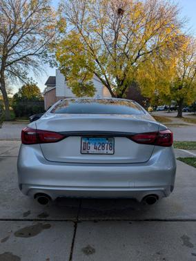 Silver 2019 INFINITI Q50 3.0t LUXE
