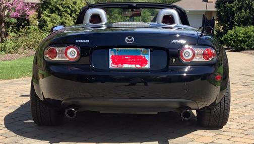 Black 2008 Mazda MX-5 Miata Grand Touring Hardtop Convertible