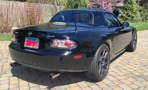 Black 2008 Mazda MX-5 Miata Grand Touring Hardtop Convertible