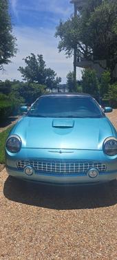 Blue 2002 Ford Thunderbird Deluxe