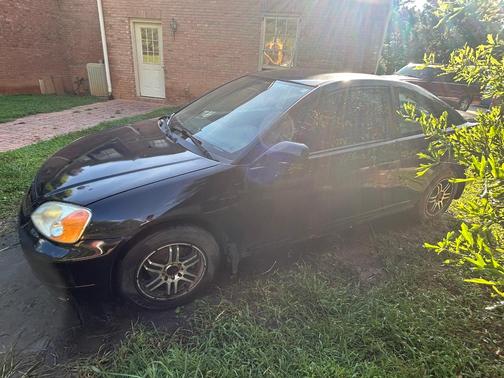 Black 2001 Honda Civic LX